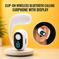 Clip On Wireless Bluetooth Calling Earphone With Display (WSBD)