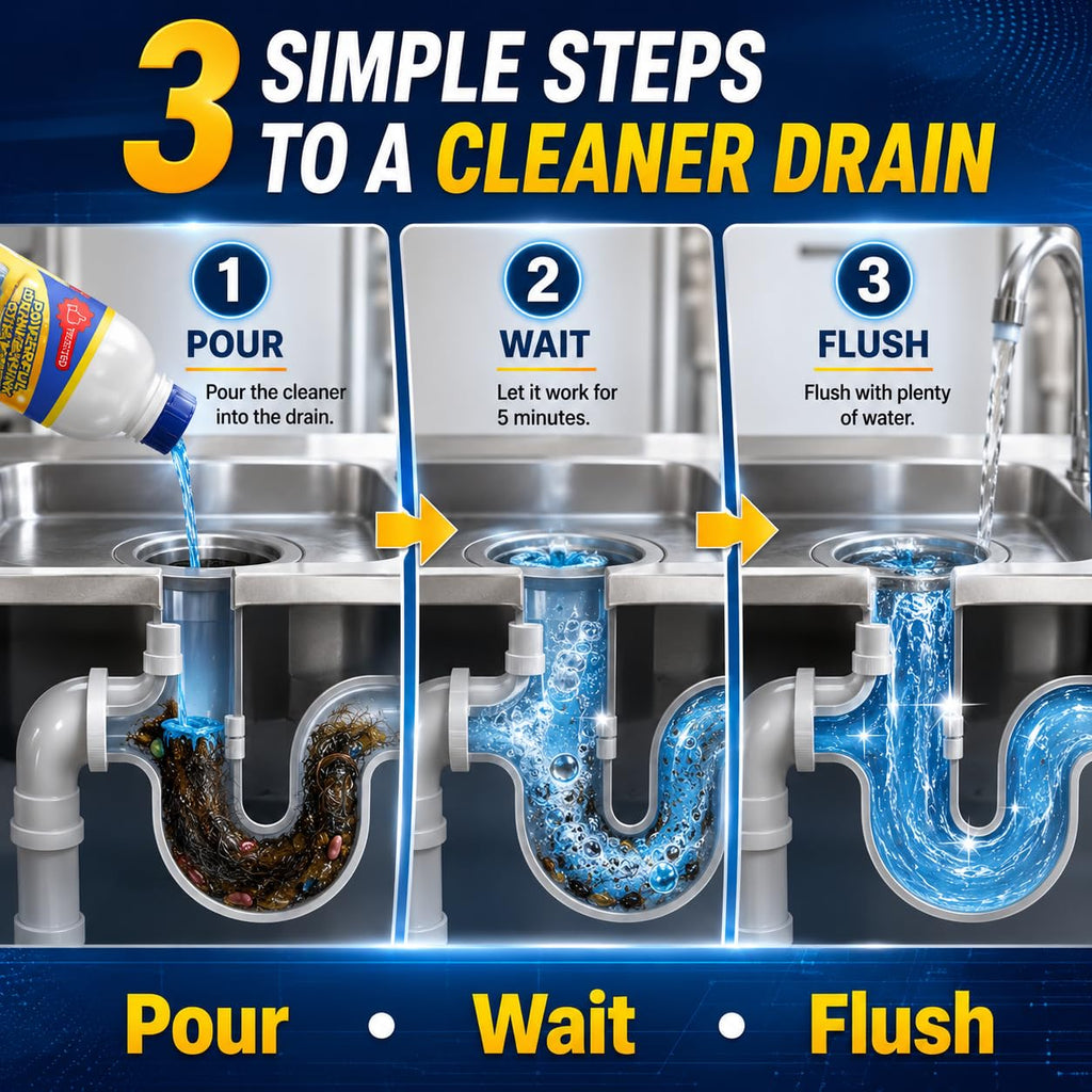 Fast-Acting Sink & Drain Cleaner - Buy 1 Get 1 Free