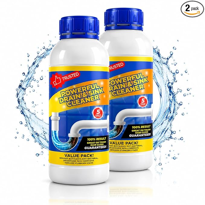 Fast-Acting Sink & Drain Cleaner - Buy 1 Get 1 Free
