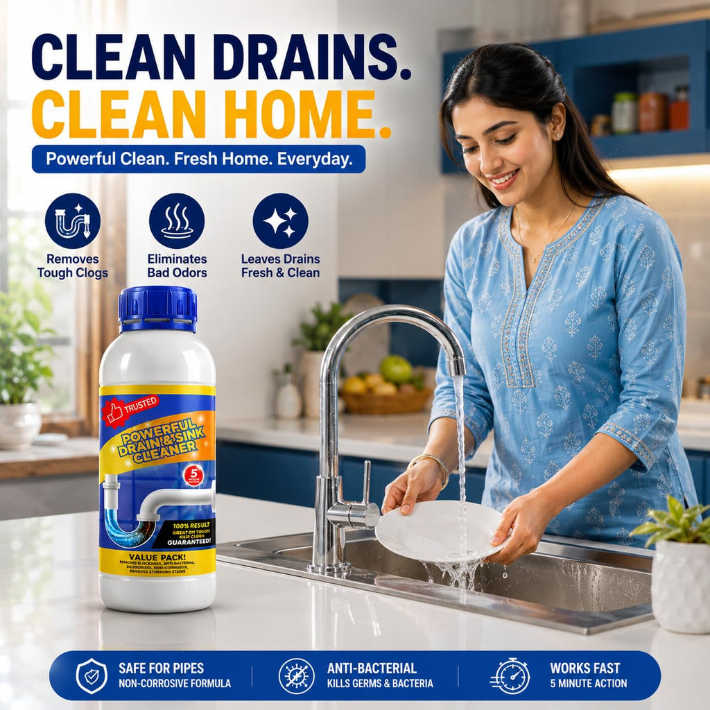 Fast-Acting Sink & Drain Cleaner - Buy 1 Get 1 Free