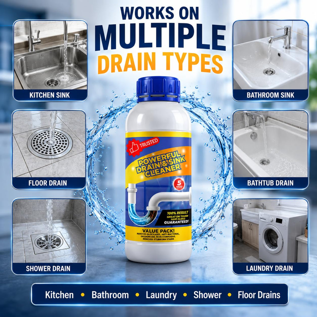 Fast-Acting Sink & Drain Cleaner - Buy 1 Get 1 Free