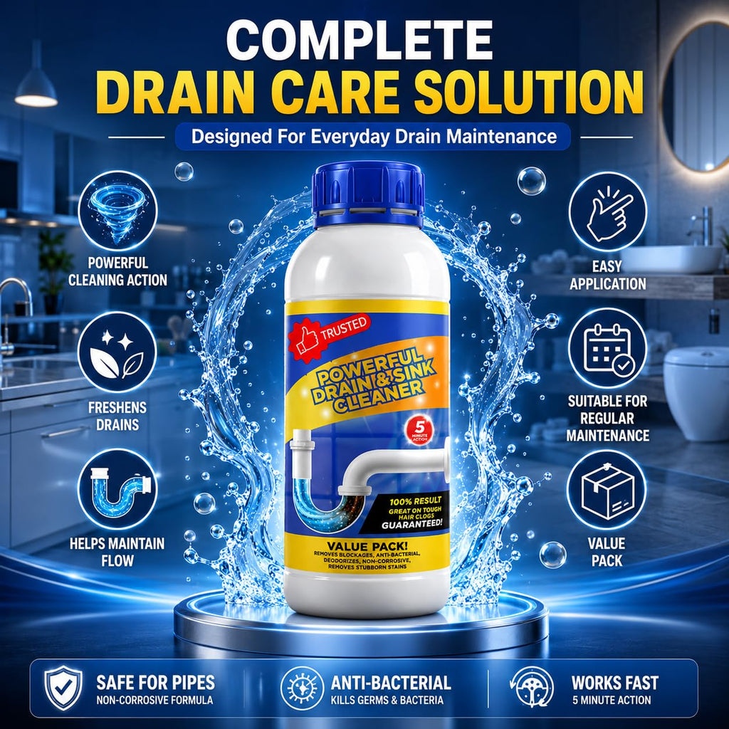 Fast-Acting Sink & Drain Cleaner - Buy 1 Get 1 Free