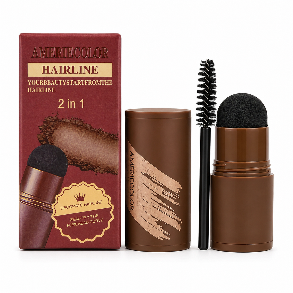 Ameriecolor 2-in-1 Hairline Shadow Stick | Instant Fuller Hairline & Brow Touch-Up