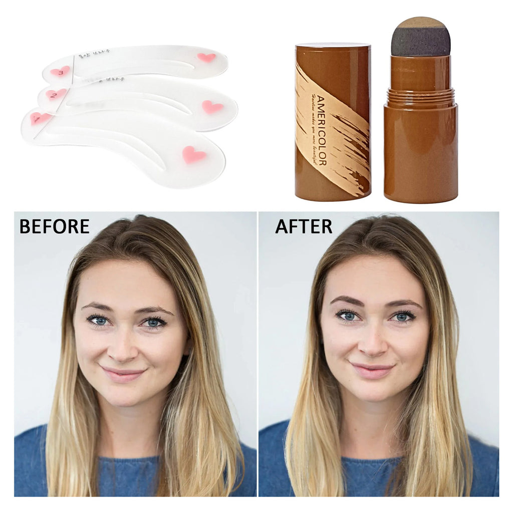 Ameriecolor 2-in-1 Hairline Shadow Stick | Instant Fuller Hairline & Brow Touch-Up