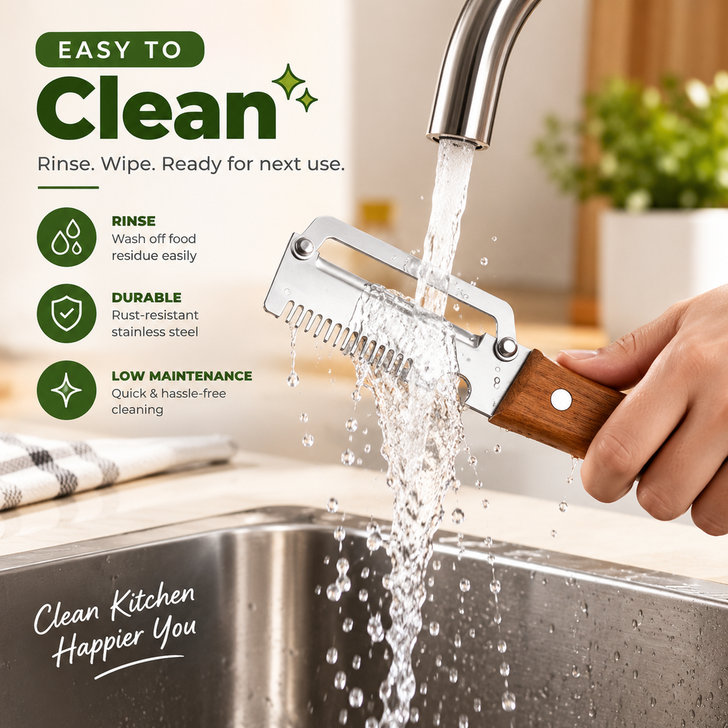 3-in-1 Slicer & Shredder Knife | Multi-Purpose Kitchen Cutting Tool
