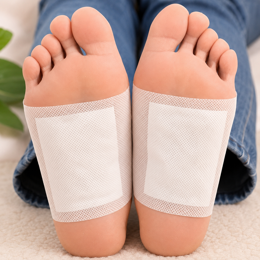 100% Herbal & Gentle Detox Foot Patches - Buy 1 Get 1 FREE (Pack of 20) @Just ₹399/-