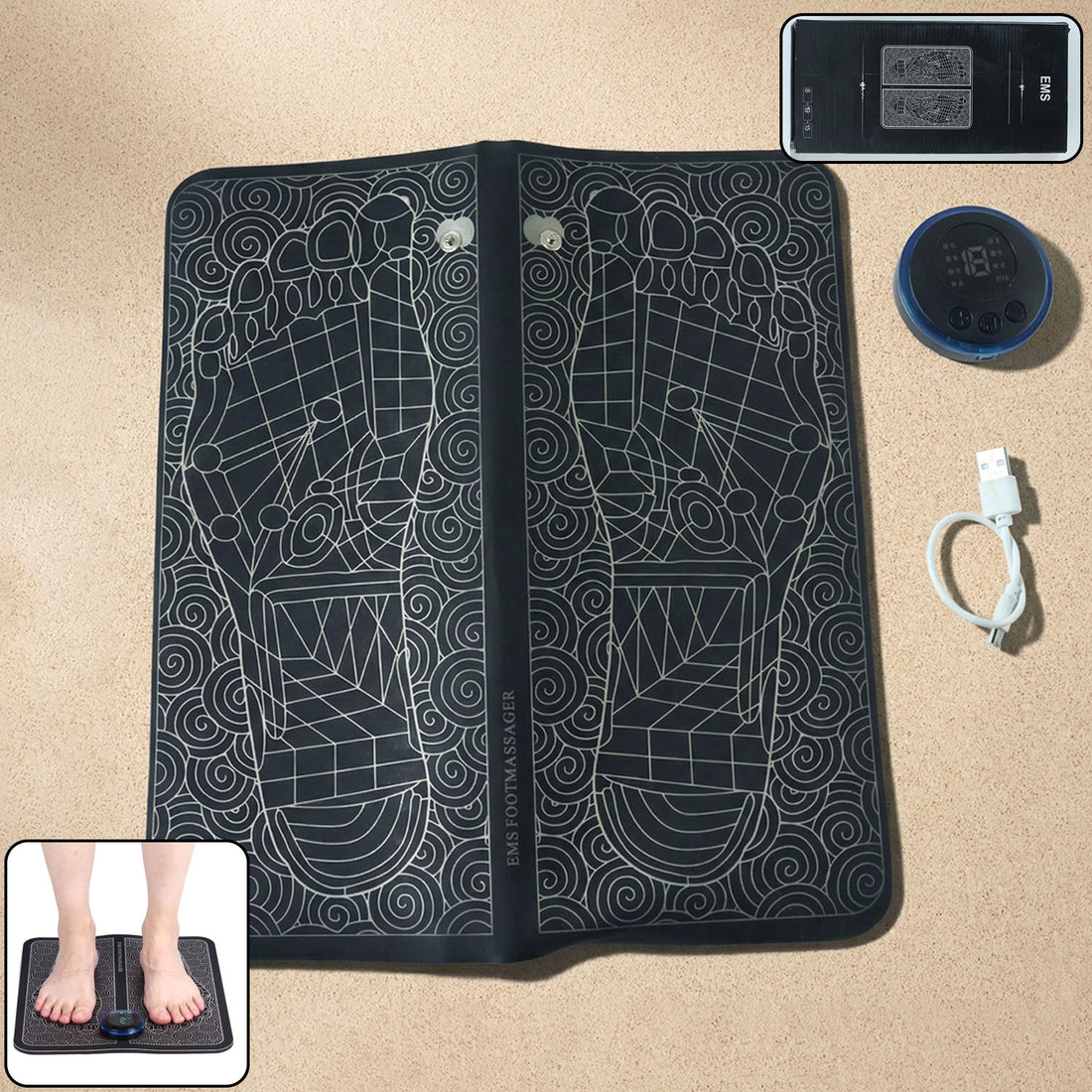 Ems Foot Massager - Foot Pain Reliever