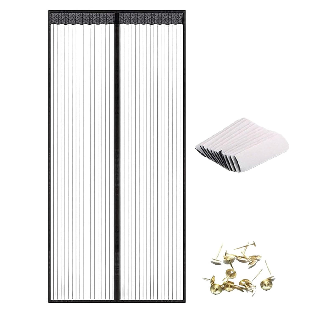 Magic Magnetic Mesh Curtain, Automatic Self-Closing Mosquito Net Door for Home & Balcony (Hands-Free, Easy Installation)