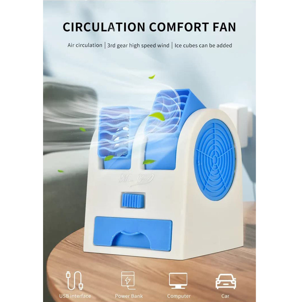 Portable Cooler — USB & Battery Operated Mini Water Air Cooler