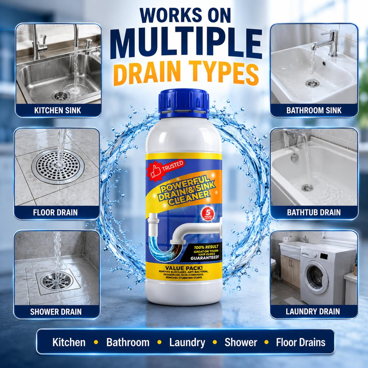 Powerful Sink and Drain Cleaner
