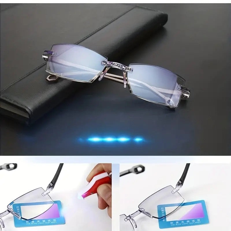 Rimless One Power Auto Focus Reading Glasses - Buy 1 Get 2 Free @ Just Rs.499/-