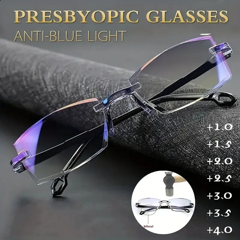 Rimless One Power Auto Focus Reading Glasses - Buy 1 Get 2 Free @ Just Rs.499/-
