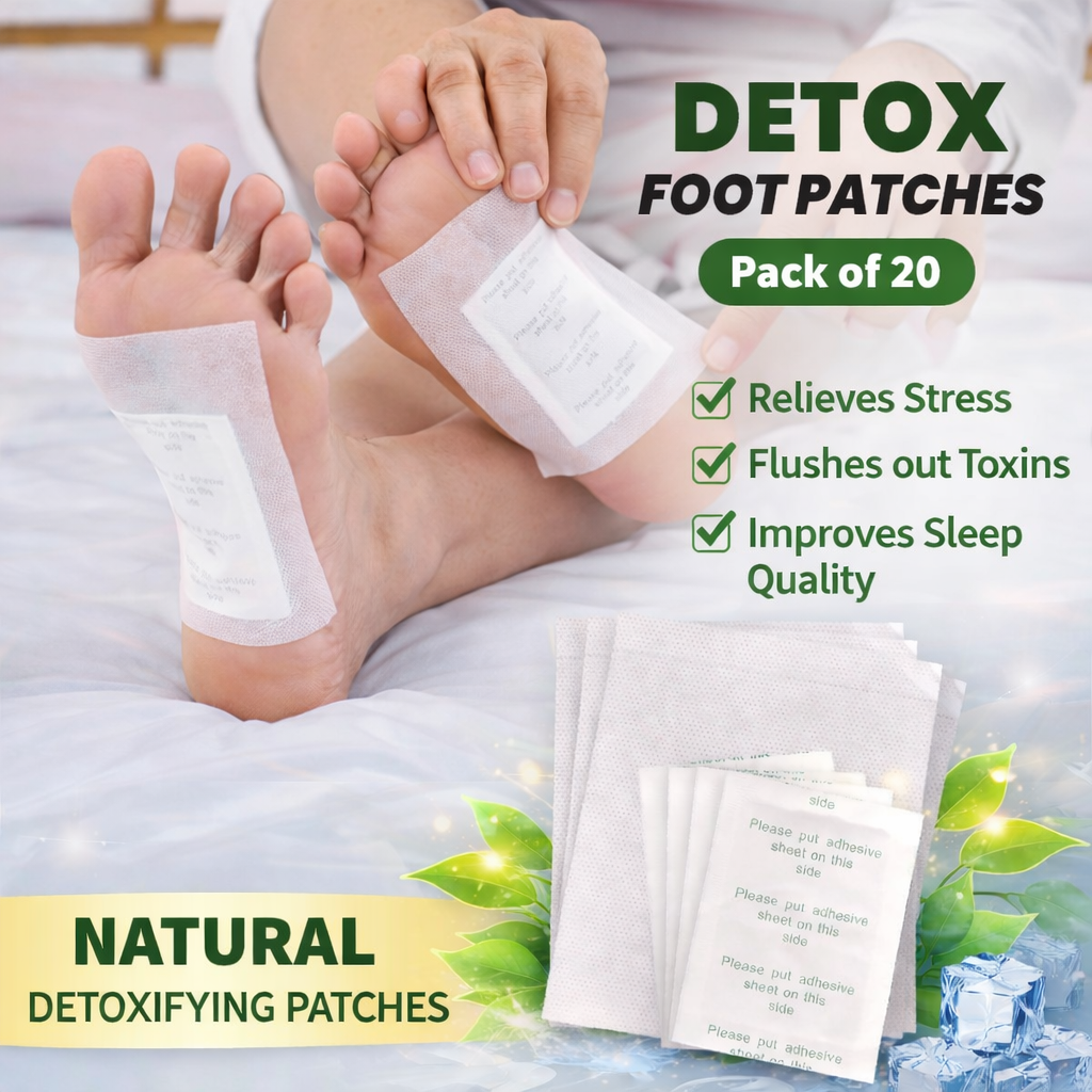 Detox Foot Patches - Buy 1 Get 1 Free (Pack of 20) @ Just Rs. 399/-